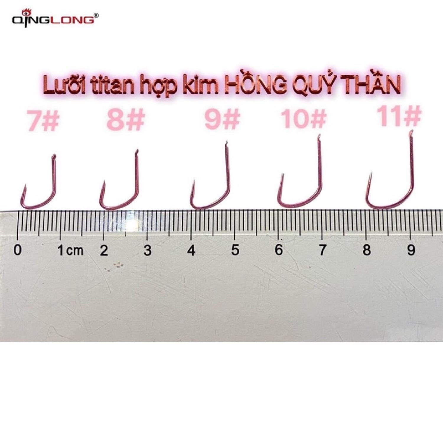 Lưỡi câu Hồng Quỷ Thần Simago không ngạnh