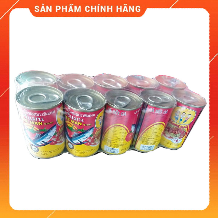 Cá nục sốt cà THREE MAN lon 155G ( 1 lon)