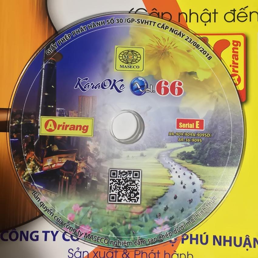 [HCM]Đĩa Karaoke Arirang mới nhất Vol 66 (SERIAL E)