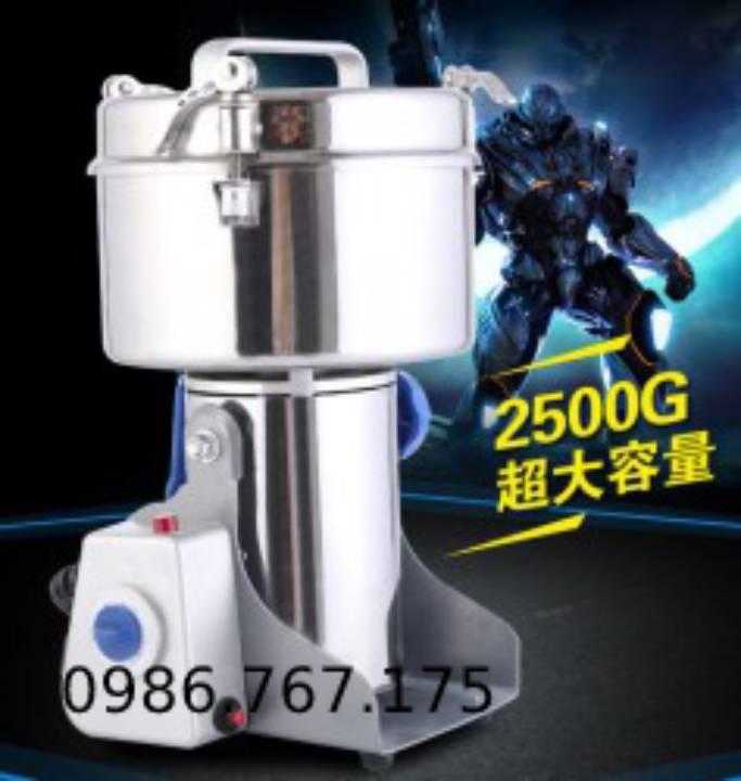 Máy xay bột khô công suất lớn 4000W, mỗi mẻ xay được 2.5KG