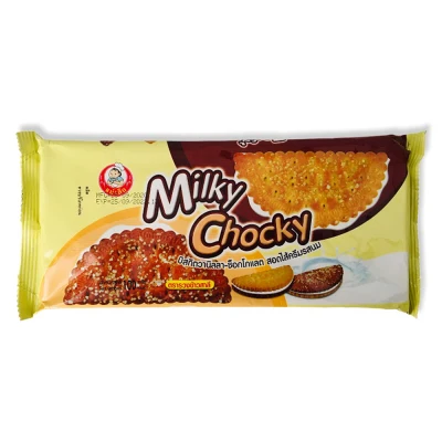 [HCM][Hàng Nhập Khẩu] Bánh Quy Socola Kem Sữa Milky Chocky Thái Lan 100g