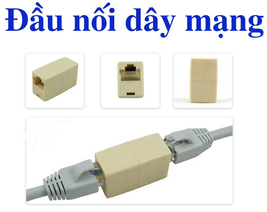Bộ 4 cái - Đầu nối dây mạng LAN RJ45