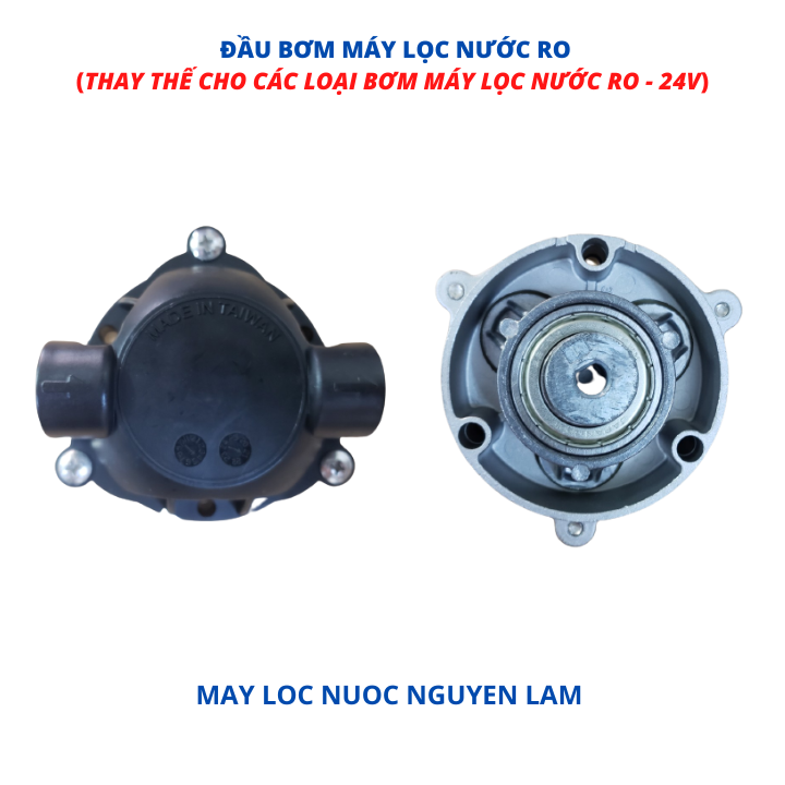 (HCM) Đầu Bơm Máy Lọc Nước RO (Made in Taiwan) - (Thay Thế Các Bơm Máy Lọc Nước RO-24V)