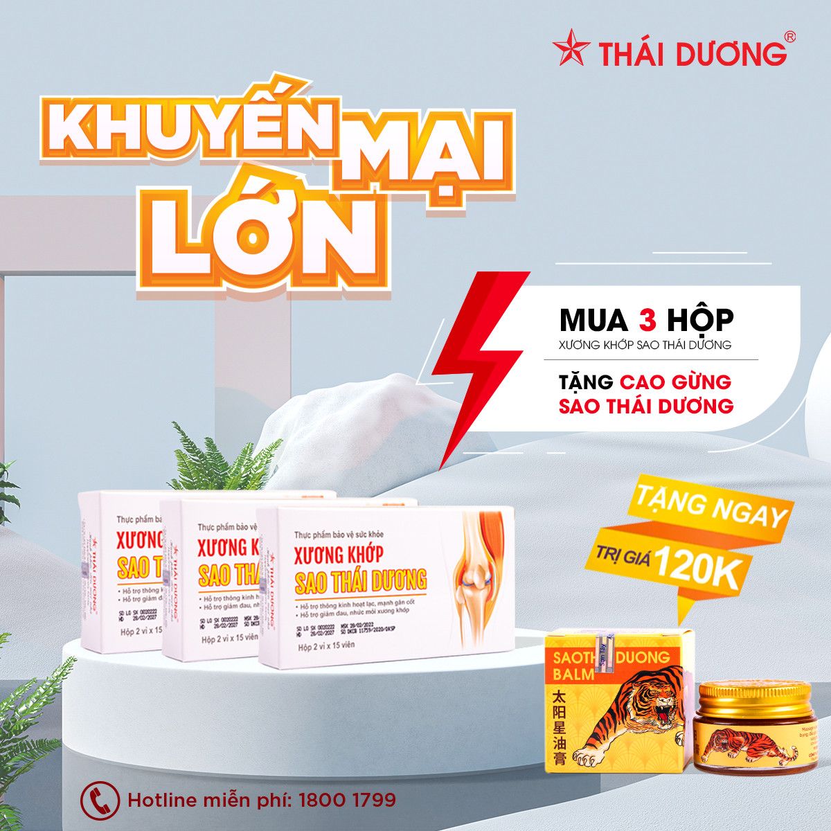 SAOTHAIDUONG BALM (Cao Gừng Sao Thái Dương) 20g