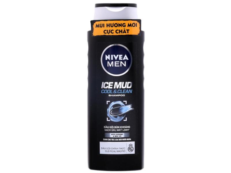 Dầu gội bùn khoáng Nivea Men - Mùi hương mới cực chất (380ml) nhập khẩu