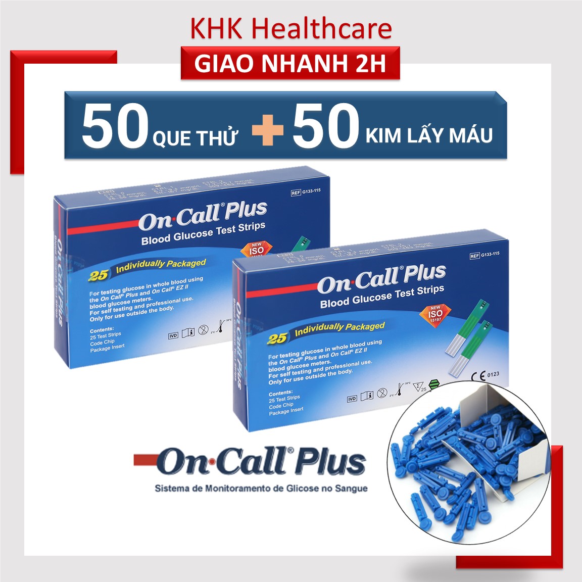 Blood Glucose Test Strips on Call Plus