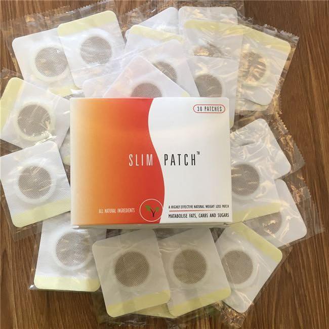 ₪✘♕ Combo 3 hộp Miếng Dán Tan Mỡ Bụng Slim Patch Thái lan