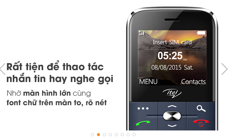 Điện thoại Itel it2590 (chính hãng - bảo hành 12 tháng)