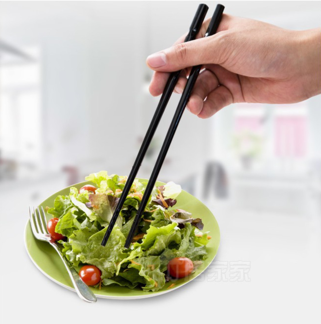Bộ 10 đôi đũa đen Melamine (mua tại ptptshop)