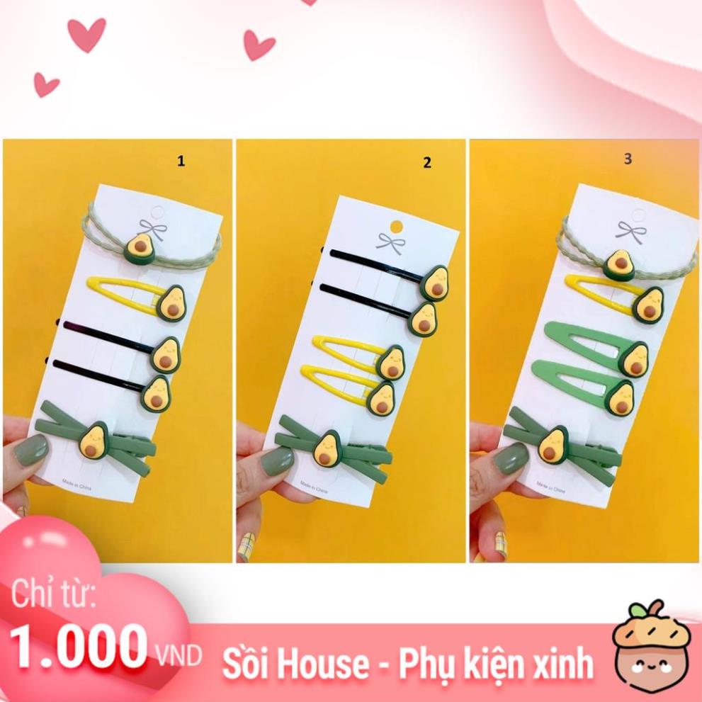 Phụ kiện tóc trái bơ dễ thương HOT TREND