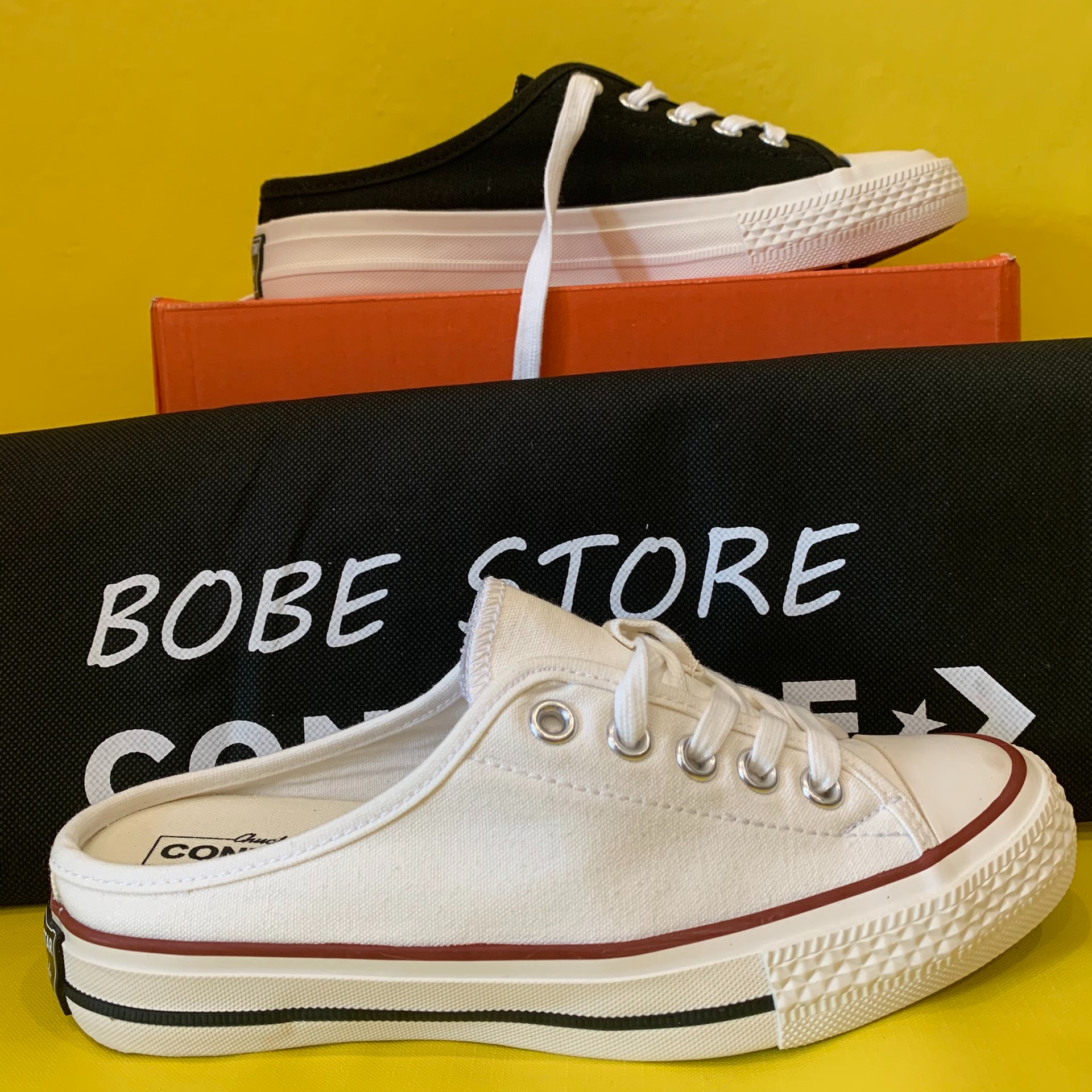 Giày Sục nữ converse 1970s màu trắng kem ( Tặng túi converse + bill + tất)