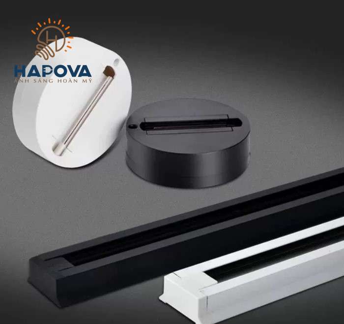 Đế ốp đèn rọi ray HAPOVA TATAMI DR42