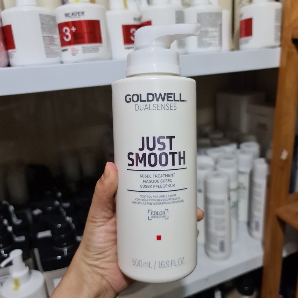 [HCM]Hấp dầu suôn mượt 60s Goldwell Just Smooth 500ml