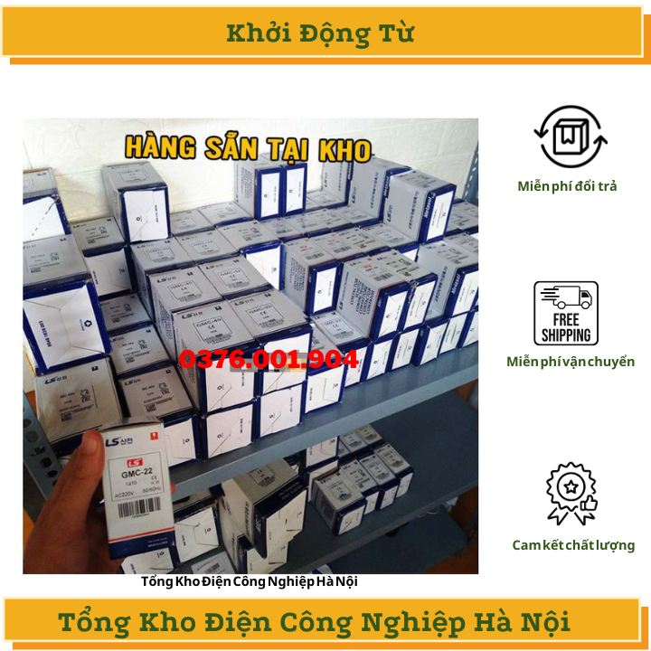 Khởi động từ 3 pha GMC9A/LS/220 v