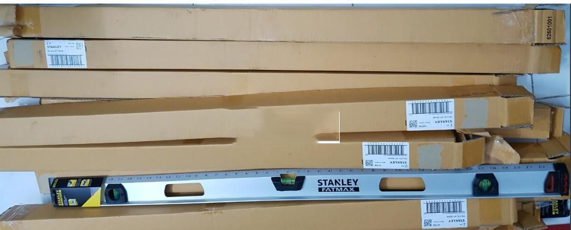Thước thủy từ tính Stanley 43-556 120cm (Bạc)