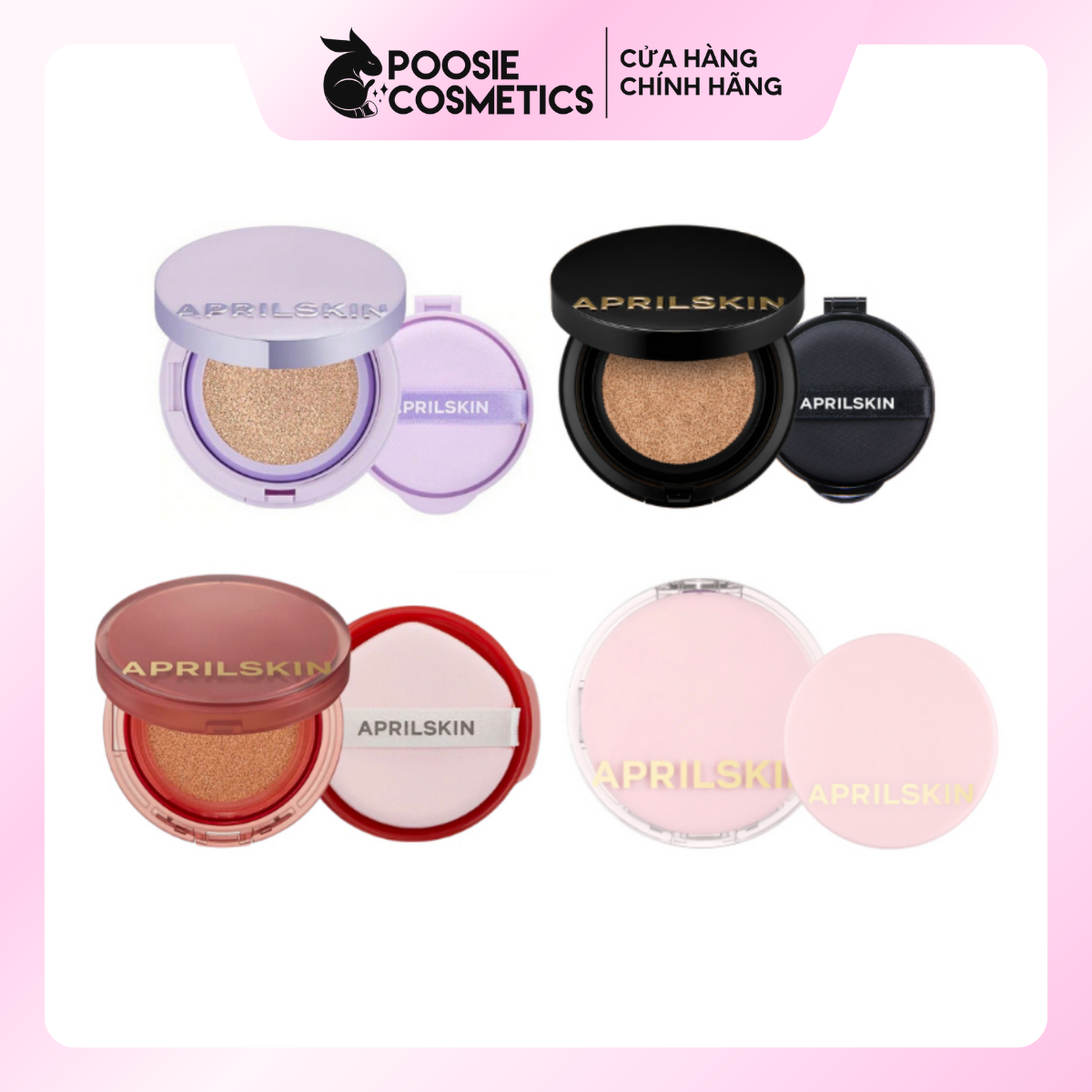 Phấn nước April Skin Ultra Slim Cushion + Refill