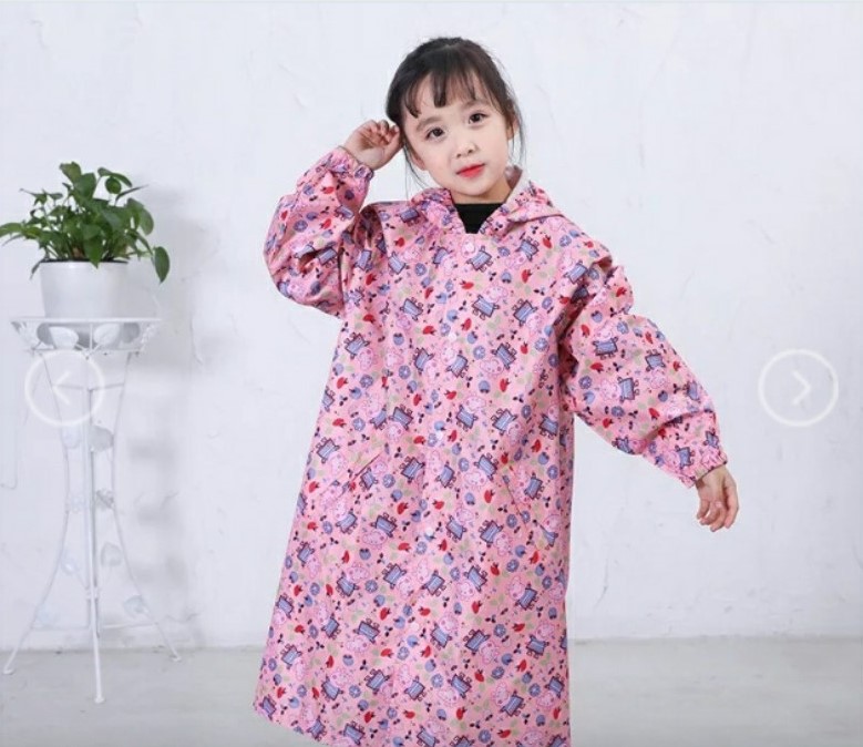 Áo Mưa Trẻ Em Vải Dù Bít 2 bên Size 10 ( Bé từ 6 đến 10 tuổi )