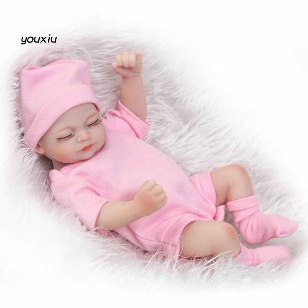 ▧❡ Búp Bê Em Bé Sơ Sinh Bằng Silicon Kích Thước 10 Inch
