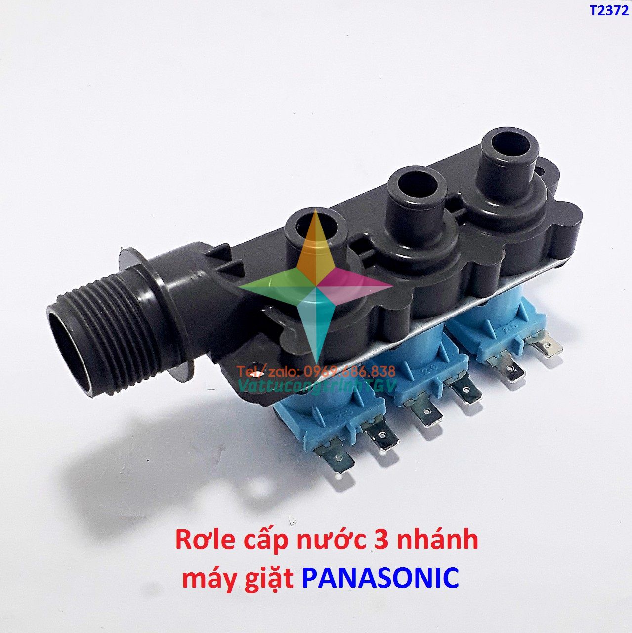 Rơ le cấp nước ba nhánh cho máy giặt PANASONIC hãng