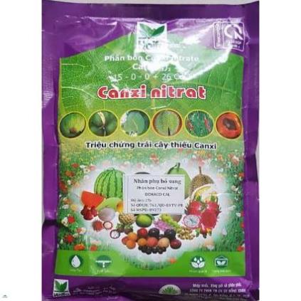 CANXI NITRAT 15-0-0+26 CaO gói 1kg - Phân bón bổ sung Canxi cây trồng