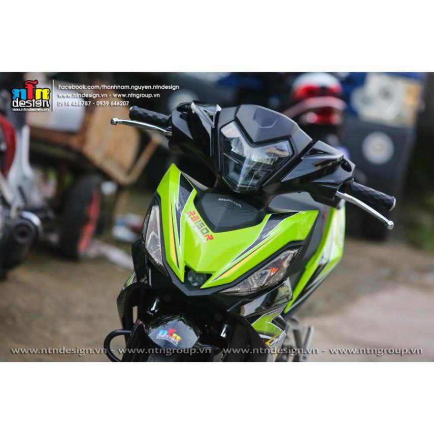 Tem rời winner v1 mẫu rs 150 xanh lá đen