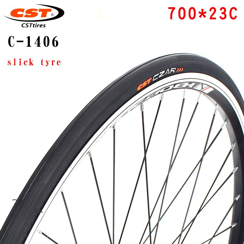 Lốp (vỏ) CST chính hãng C-1406 700x23; 700x25;700x28 tanh thép(chiếc) độ bền cao, dùng cho xe Road ,touring