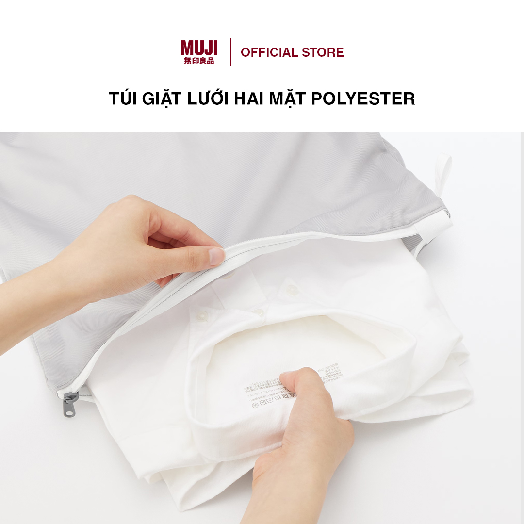 Túi Giặt Lưới Hai Mặt Polyester MUJI