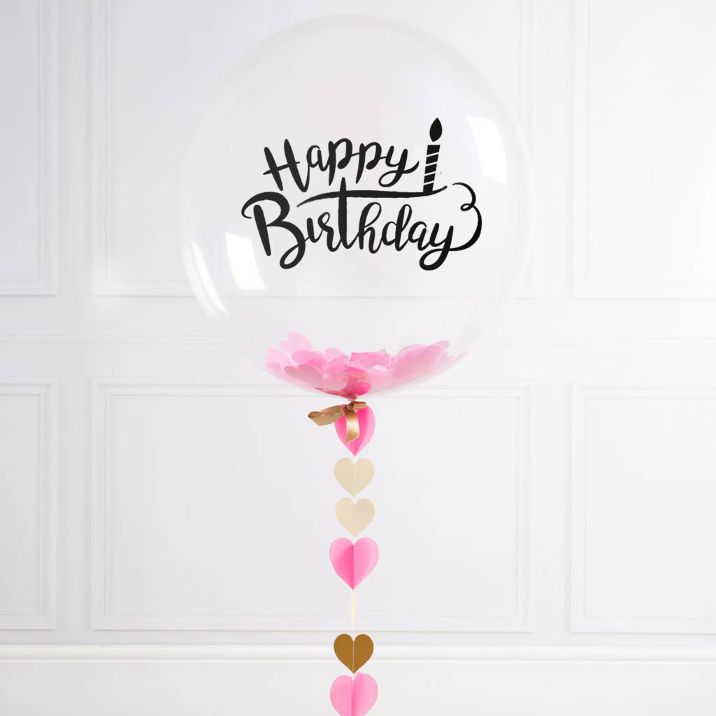 [HCM]Decal Dán Trang Trí Bóng Chữ Happy Birthday