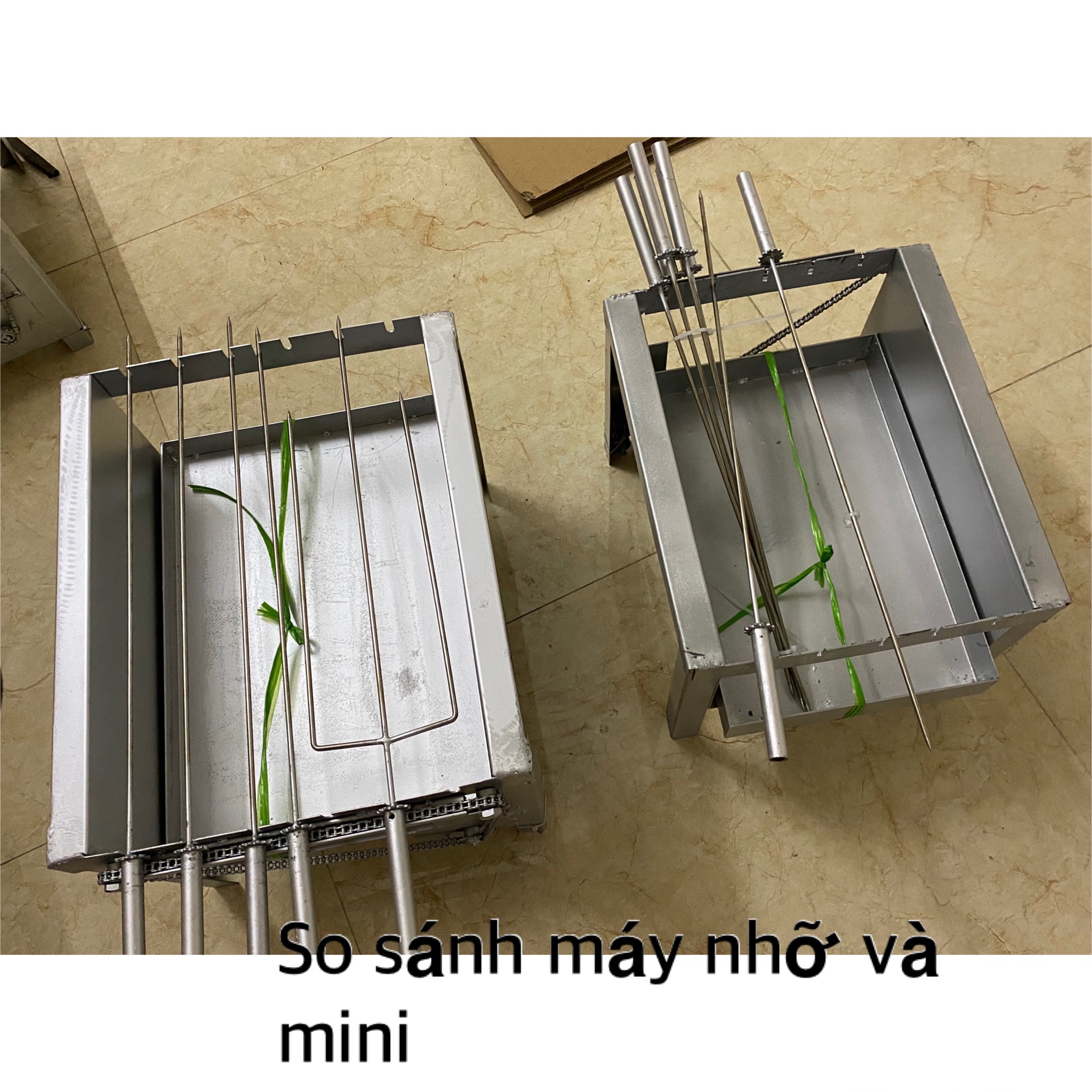 Máy nướng thịt nướng gà 6 xiên size nhỡ