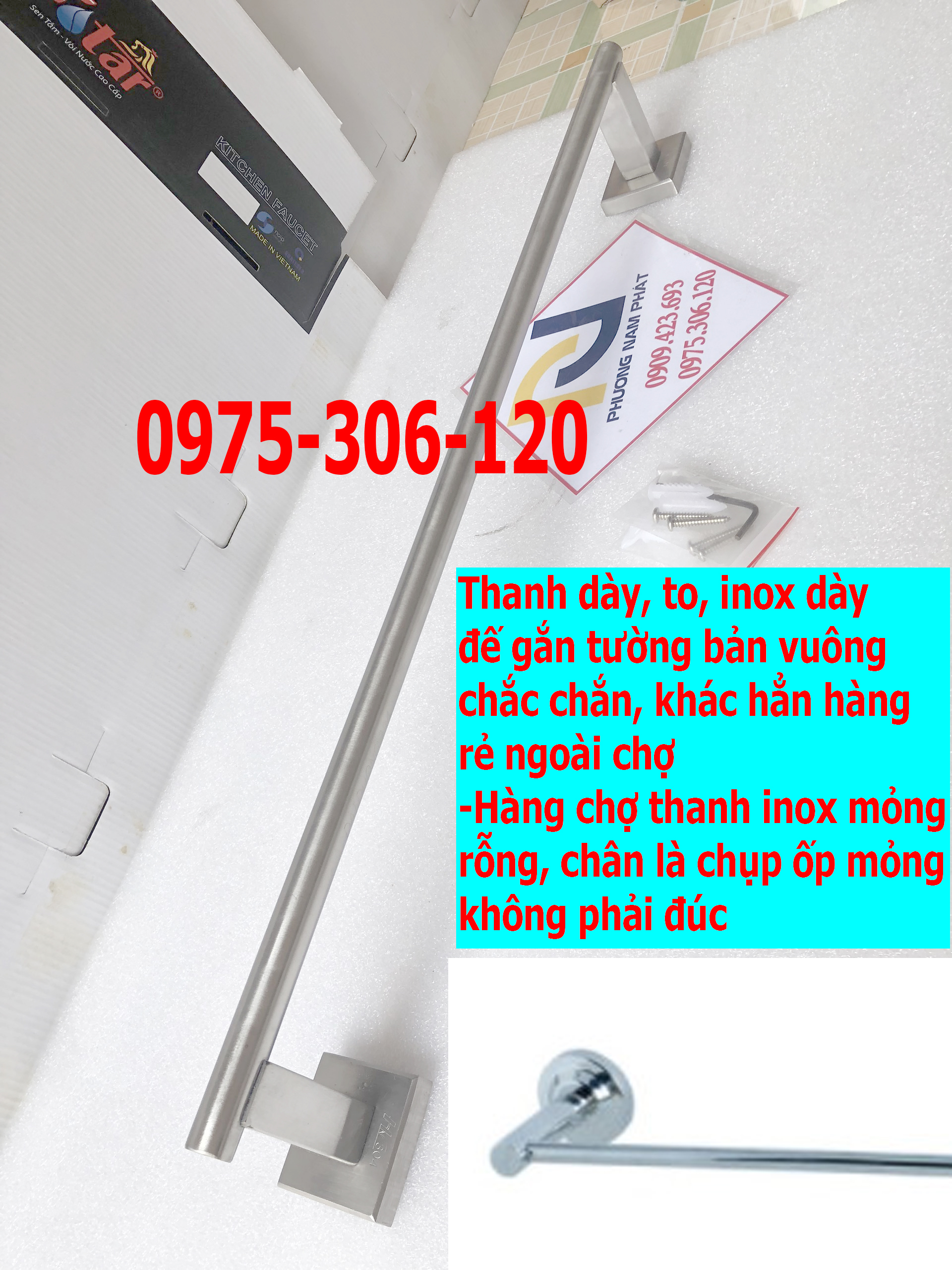 [HCM][LOẠI 1-TRỤC ĐÚC DÀY]Thanh treo khăn máng khăn tắm trong nhà tắm inox 304 MK5 MÁNG KHĂN ĐƠN TRỤC VUÔNG trục inox chắc chắn bản to dày hàng đặt xưởng bao dùng