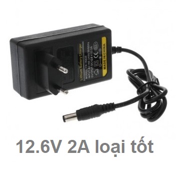 Nguồn Adapter 12.6V, 4.2V, 8.4V, 16.8V, 21V (Sạc pin 18650, sạc đầy tự ngắt)