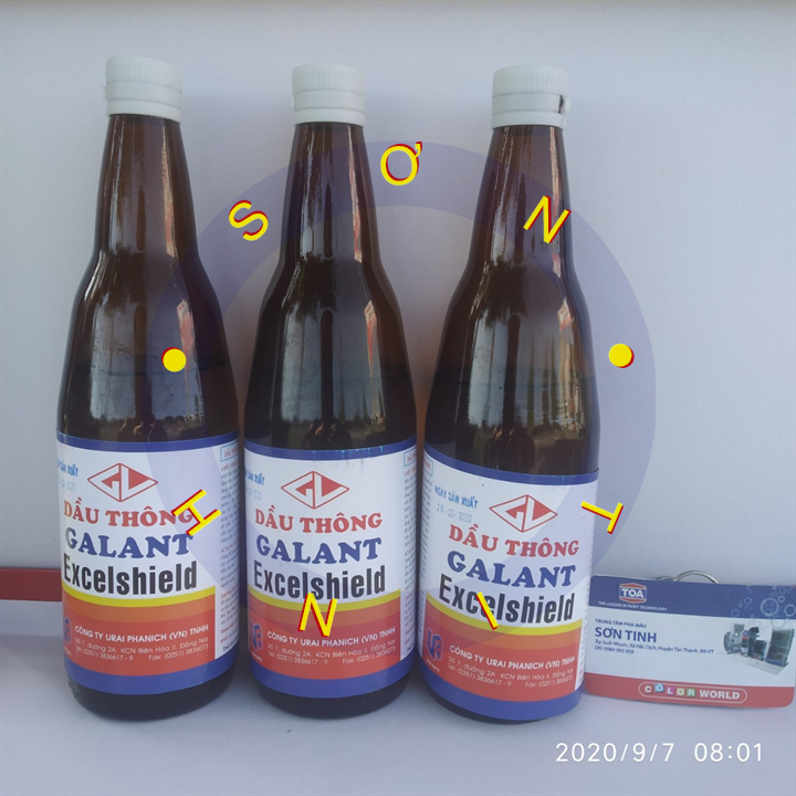 Dầu thông galant excel shield 480ml - 1chai