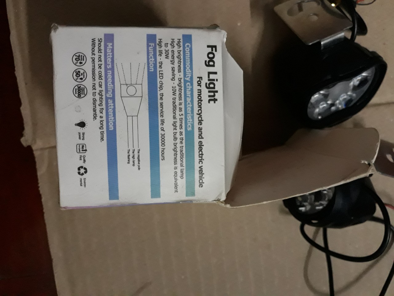 Đèn trợ sáng (đèn led 6 mắt)