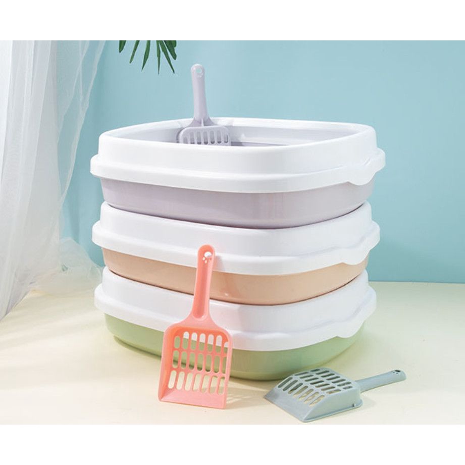 Khay cát, thau cát vệ sinh cho mèo size lớn