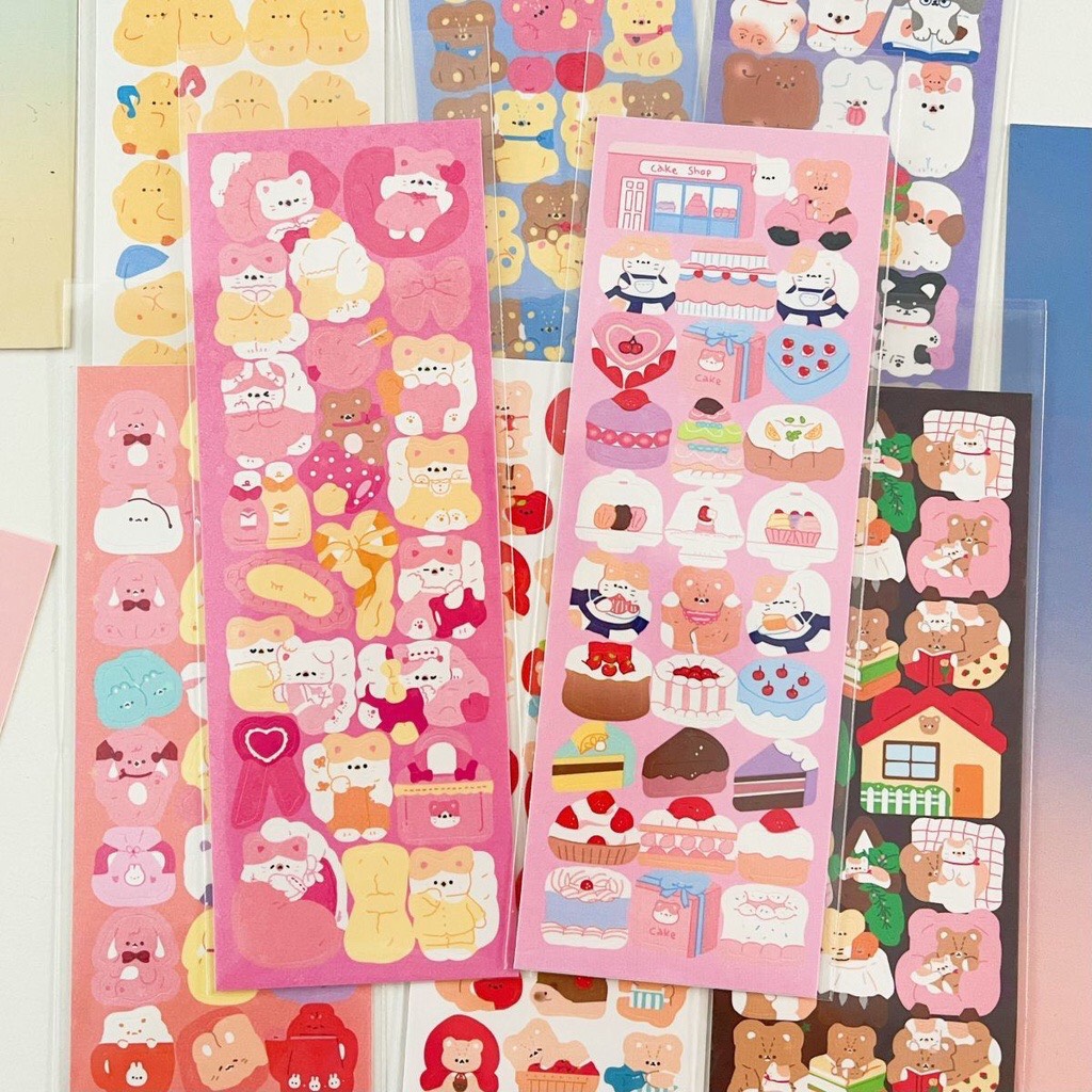 STICKER LẤP LÁNH HÌNH DÁN TRANG TRÍ TOPLOADER BLING BLING STICKERS 066