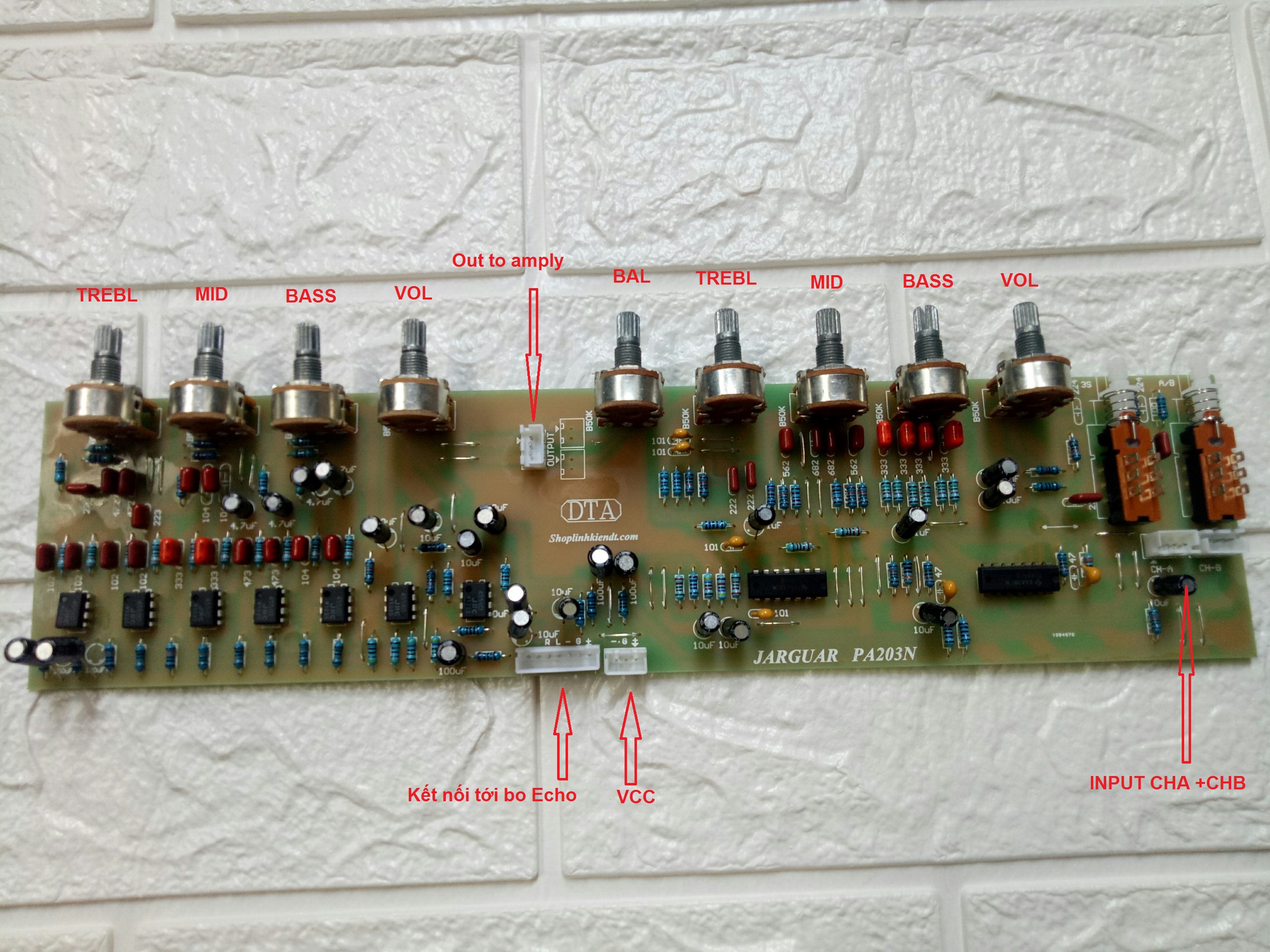 Board music và master 9 IC amply Karaoke