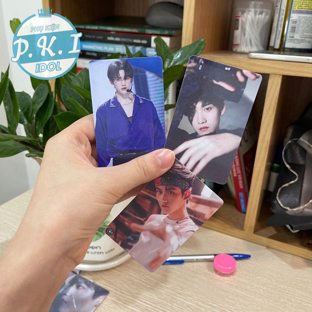 Card Bo Góc Châu Kha Vũ INTO1 - Bộ 9 Tấm Ép Lụa
