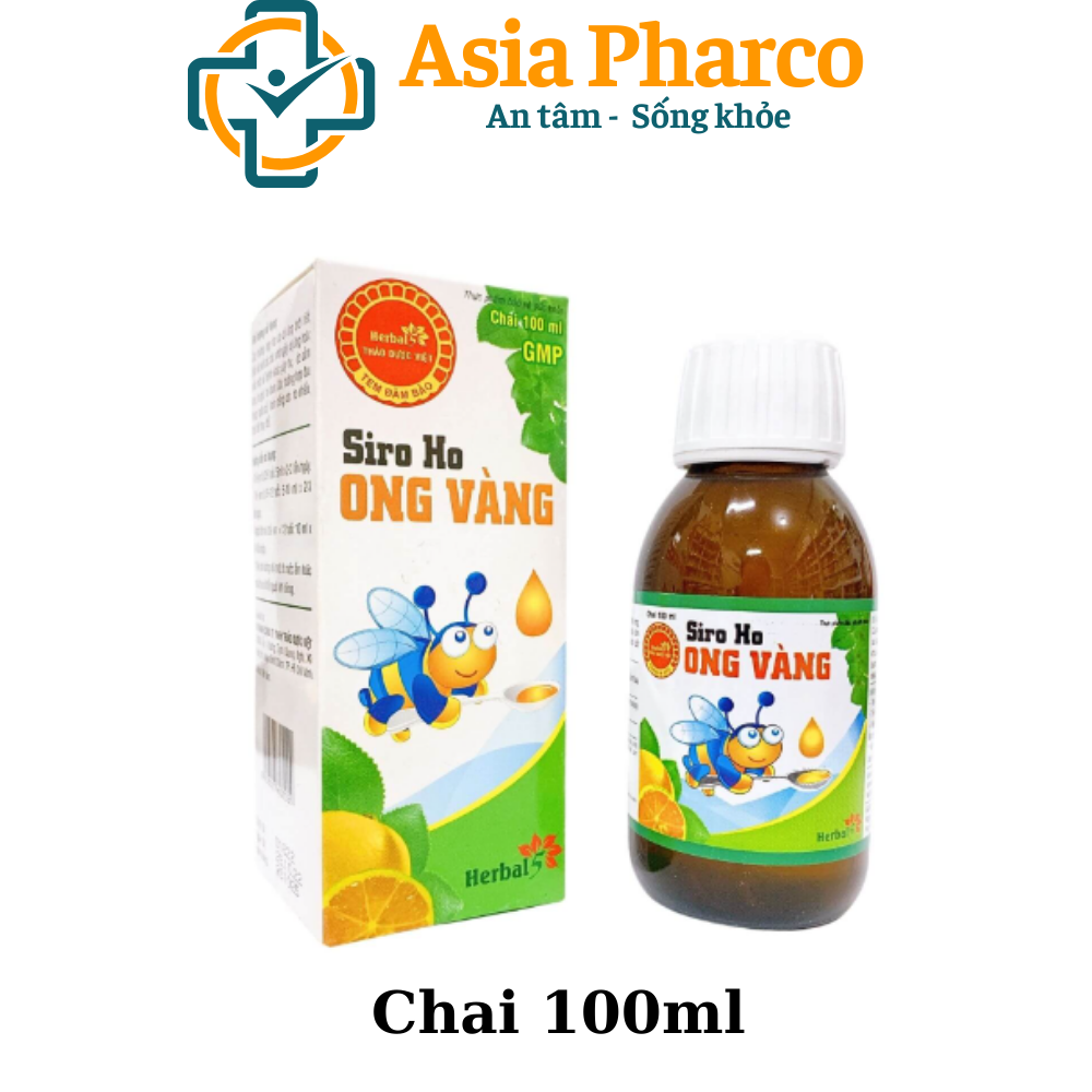 [HCM]Siro ho Ong Vàng (Chai 100ml)