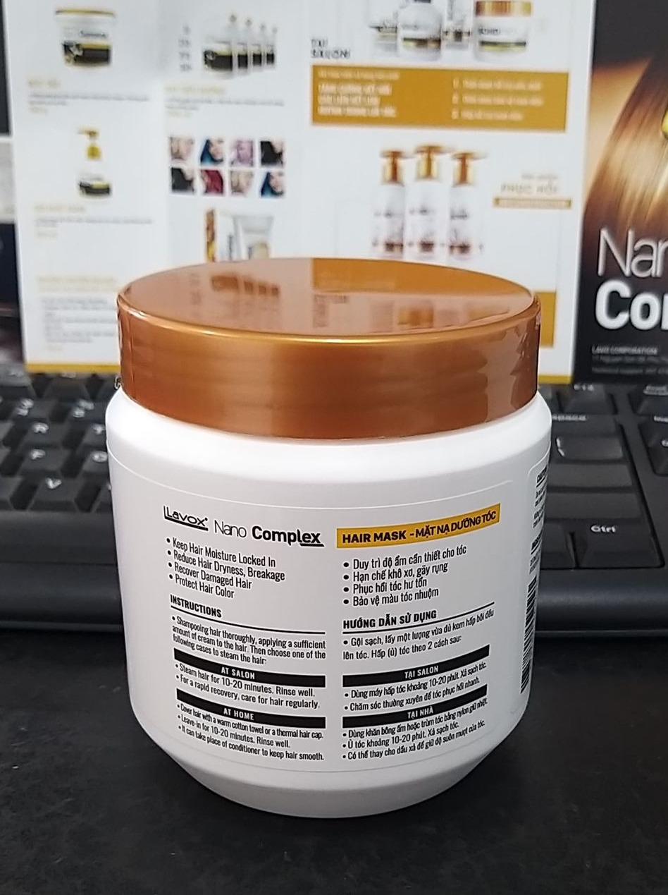 HẤP SIÊU DƯỠNG  LAVOX NANO COMPLEX VITAMIN 500ml & 1000ml