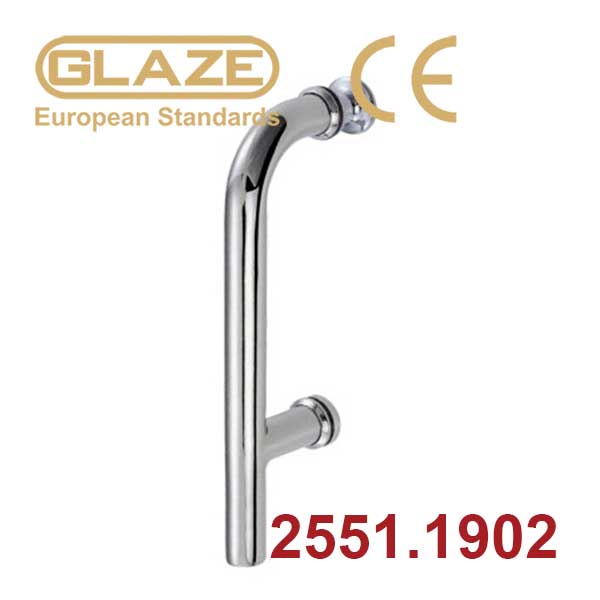 Tay nắm chữ f phi 19x230mm - inox 201 bóng