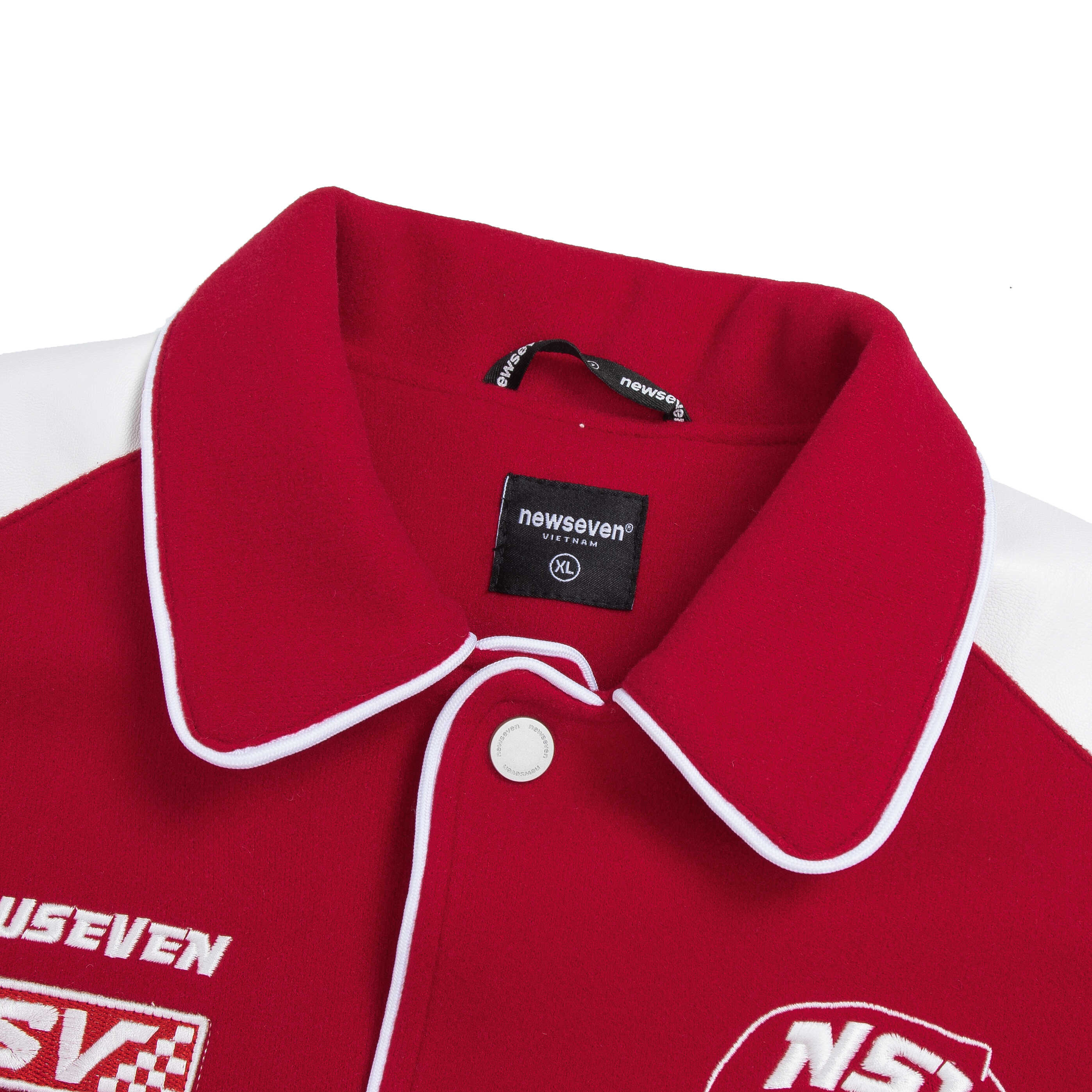 Áo Khoác Varsity Boxy NEWSEVEN Jacket SAIGON/HANOI Team AKVS.113