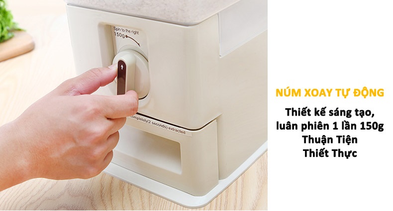 Thùng đựng gạo thông minh 15kg
