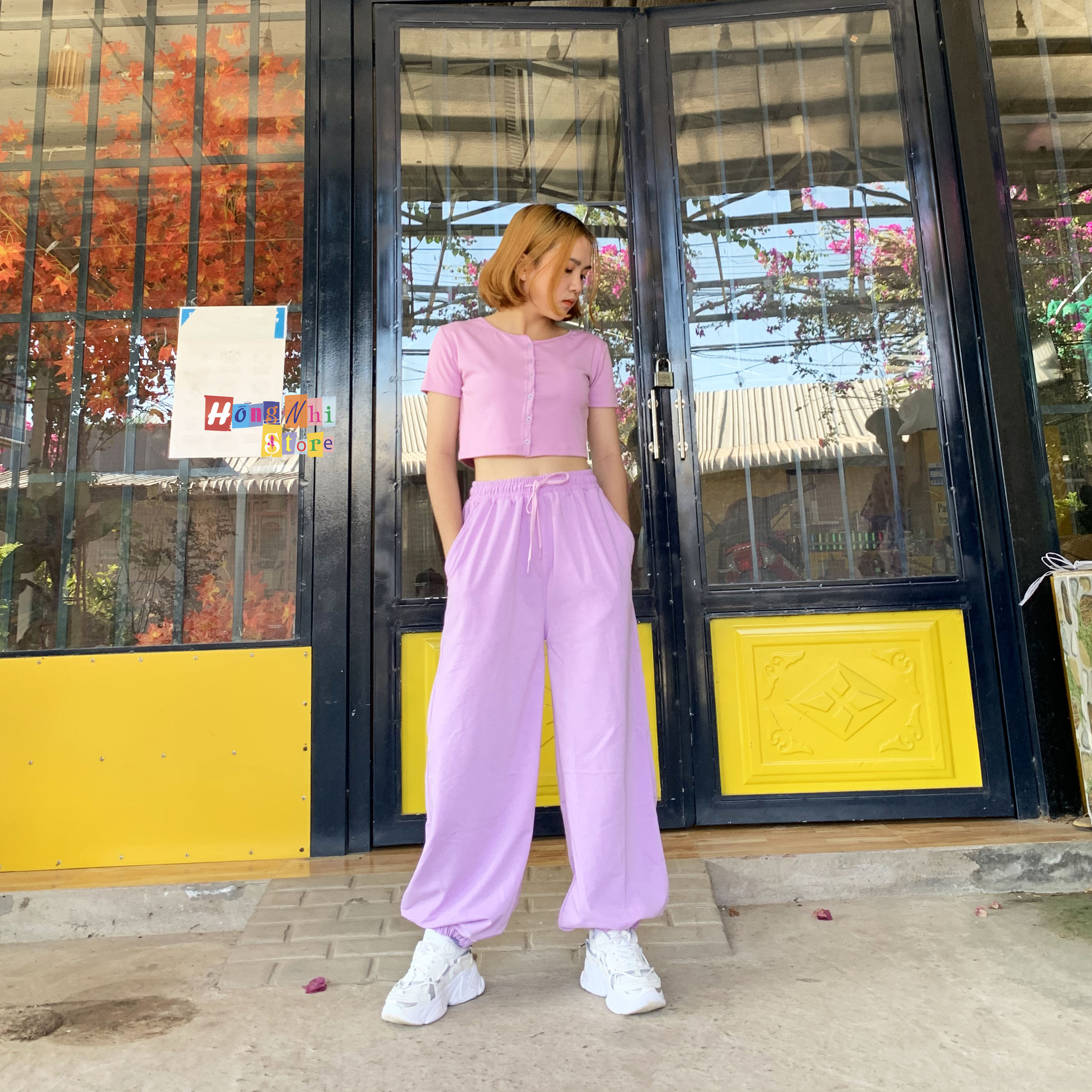 Quần Jogger Basic Pant Ulzzang Unisex Jogger Trơn Bo Lai - MM