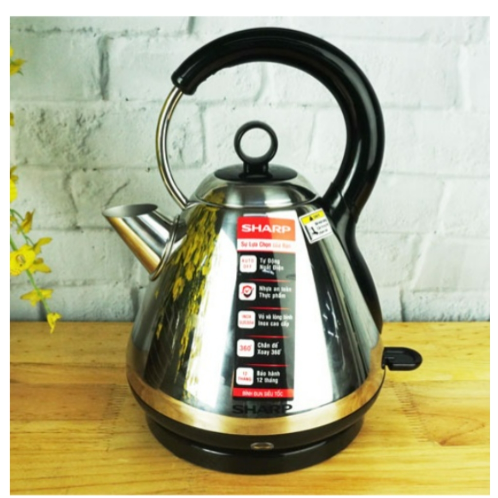 Bình đun siêu tốc SHARP EKJ-17VSD-ST(1.7L)-Hàng Chính Hãng