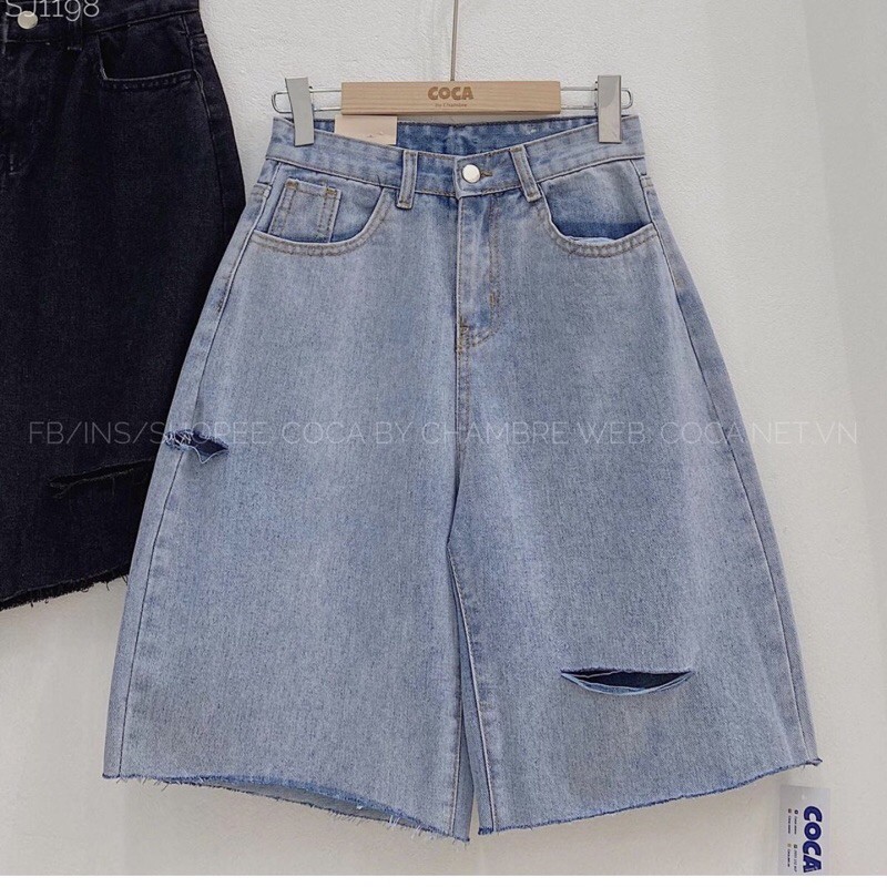 🔺QUẦN JEANS NGỐ ỐNG RỘNG RÁCH PT