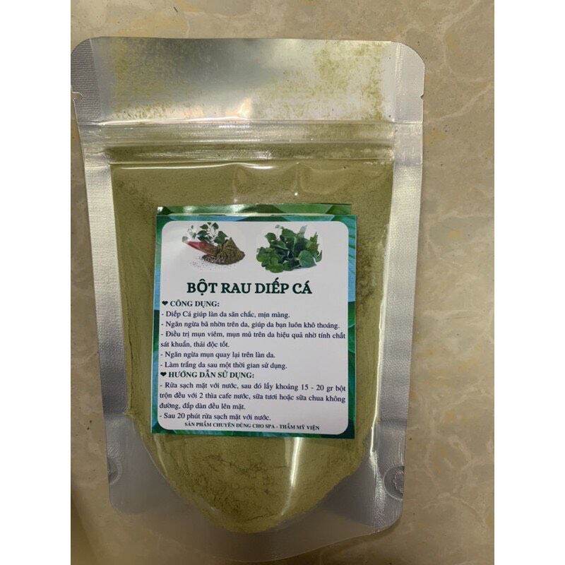 100Gr bột rau diếp cá sấy lạnh nguyên chất hadmade.