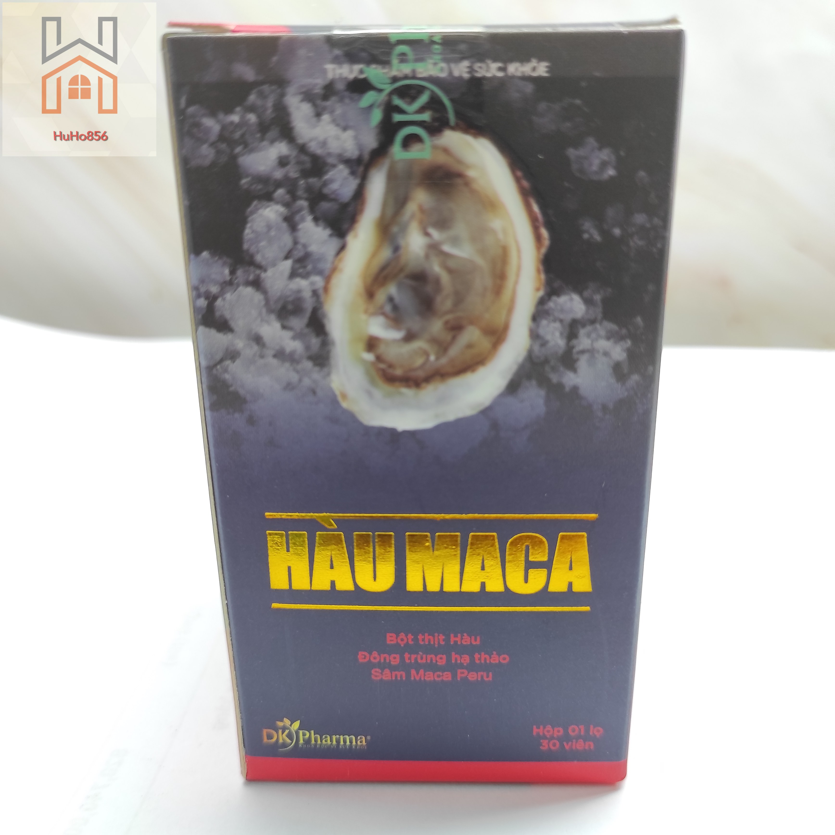 Viên hàu maca - hỗ trợ bổ thận tráng dương - lọ 30 viên