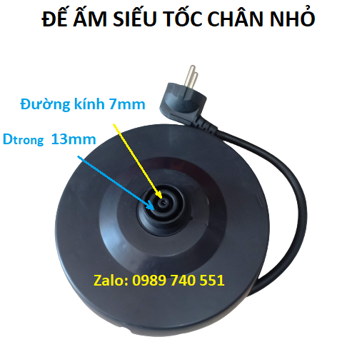 Bộ đế ấm siêu tốc kèm dây nguồn loại tốt