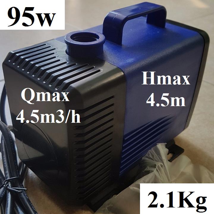 Bơm chìm hồ cá 220v-95w-4.5m3h