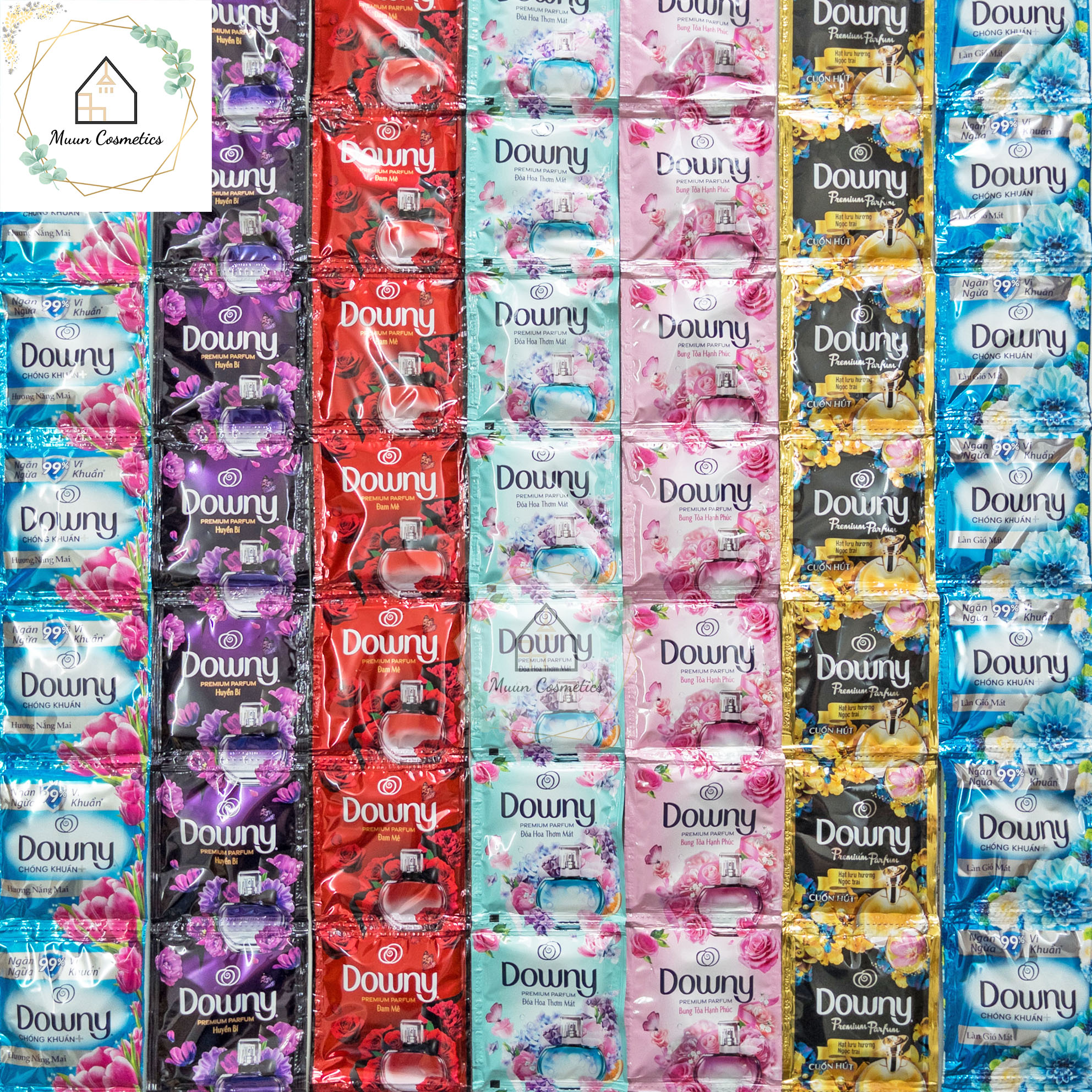 1 Dây 10 Gói Nước Xả Vải Downy
